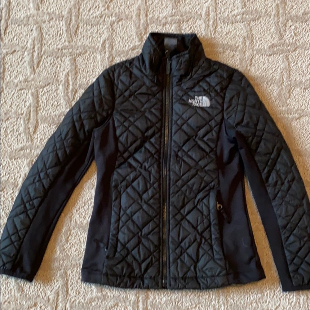 North Face kids black jacket size small